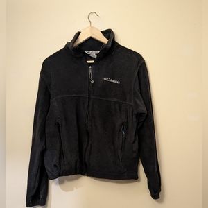 Columbia zip up classic jackets in charcoal grey and a men's small